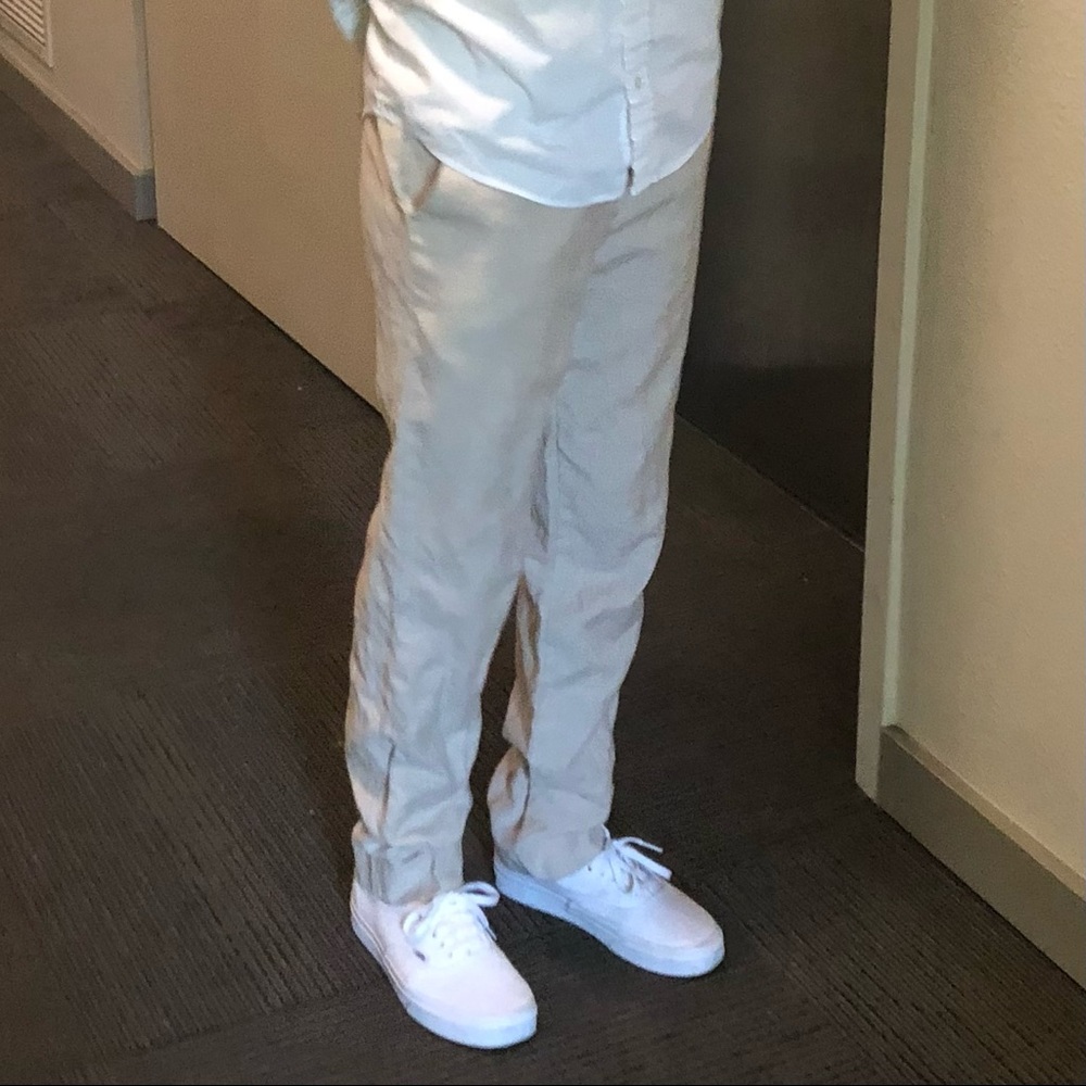 🧚🏼‍♀️✨Clearance Sale!✨ Calvin Klein Boys Linen Pants Khaki 18 Regular L 28”